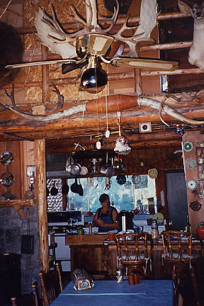 Buzzards' Roost Lodge - view of kitchen